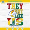 Juneteenth They Not Like Us Los Angeles Rams NFL SVG PNG File