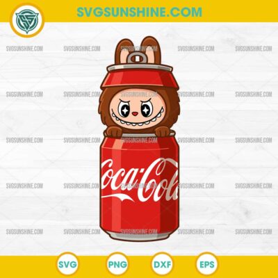 Labubu Coca Cola SVG, Labubu SVG, Kawaii Coca Cola SVG