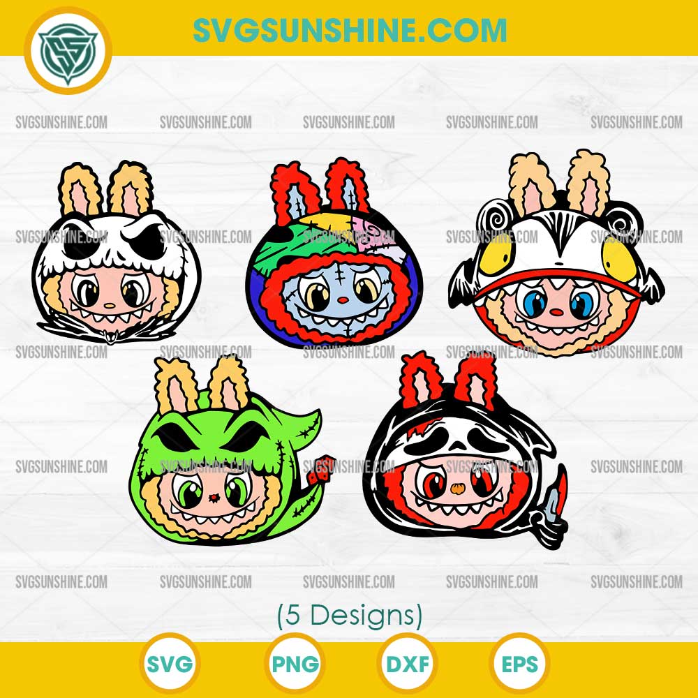 Labubu Halloween SVG Bundle, Labubu Ghostface SVG, Labubu Oogie Boogie SVG, Labubu Jack Skellington SVG Labubu Halloween SVG Bundle, Labubu Ghostface SVG, Labubu Oogie Boogie SVG, Labubu Jack Skellington SVG