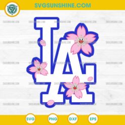 LA Dodgers MLB x Takashi Murakami SVG, Los Angeles Dodgers SVG, 2025 MLB Tokyo Series SVG