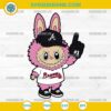 Pink Labubu Atlanta Braves SVG, Labubu MLB Baseball SVG