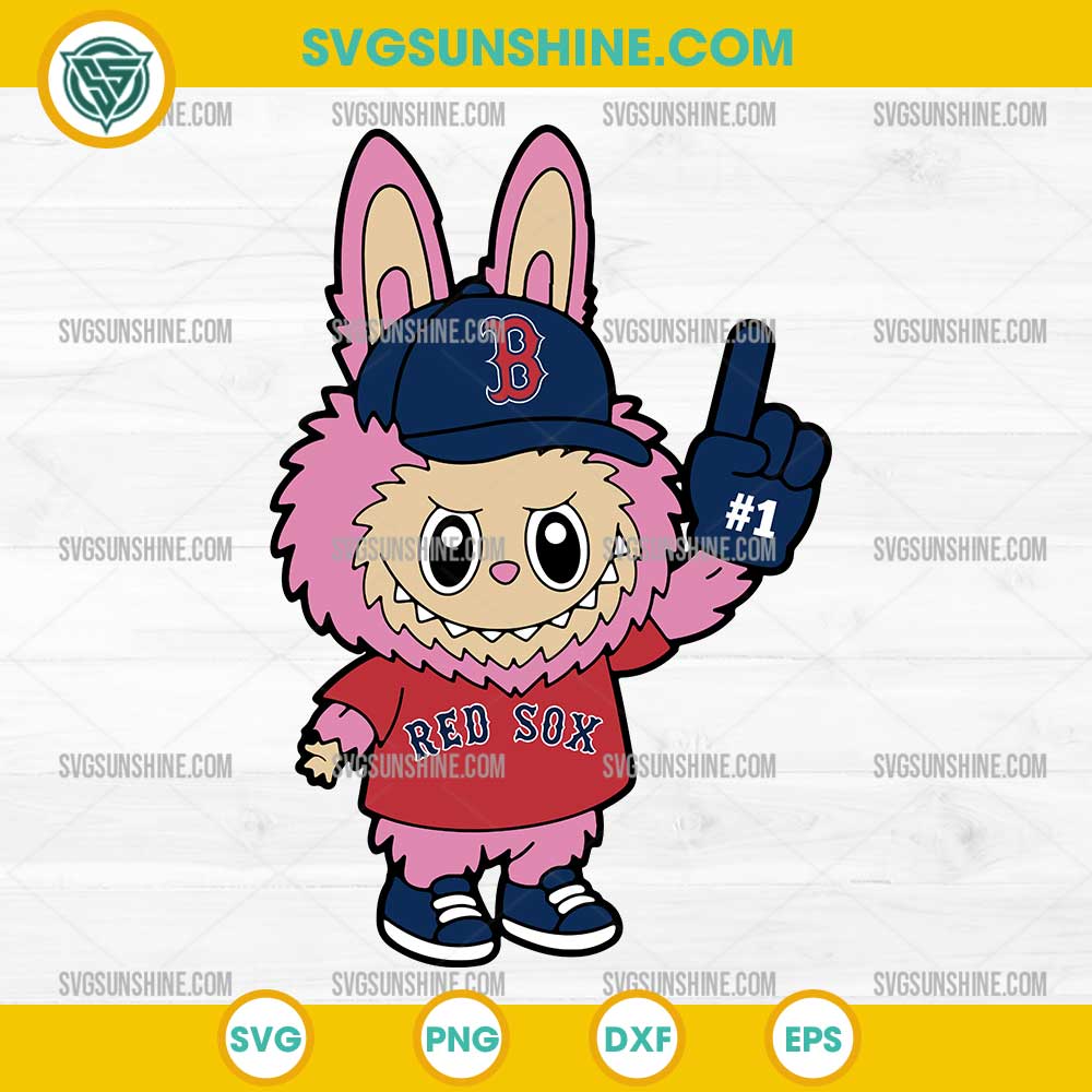 Pink Labubu Boston Red Sox SVG, Labubu MLB Baseball SVG Pink Labubu Boston Red Sox SVG, Labubu MLB Baseball SVG