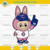 Pink Labubu Chicago Cubs SVG, Labubu MLB Baseball SVG