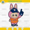 Pink Labubu Houston Astros SVG, Labubu MLB Baseball SVG