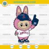 Pink Labubu Los Angeles Angels SVG, Labubu MLB Baseball SVG