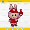 Pink Labubu Washington Nationals SVG, Labubu MLB Baseball SVG