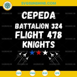 Cepeda Battalion 324 Flight 478 Knights SVG