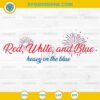 Red White Blue Heavy on the Blue SVG