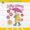 Silly Goose with Umbrella SVG PNG File