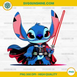 Stitch Darth Vader PNG, Stitch Star Wars PNG File