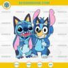 Stitch And Bluey Cosplay SVG, Bluey Stitch SVG PNG File
