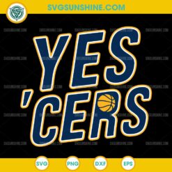 Vintage Yes 'Cers SVG, Indiana Pacers SVG