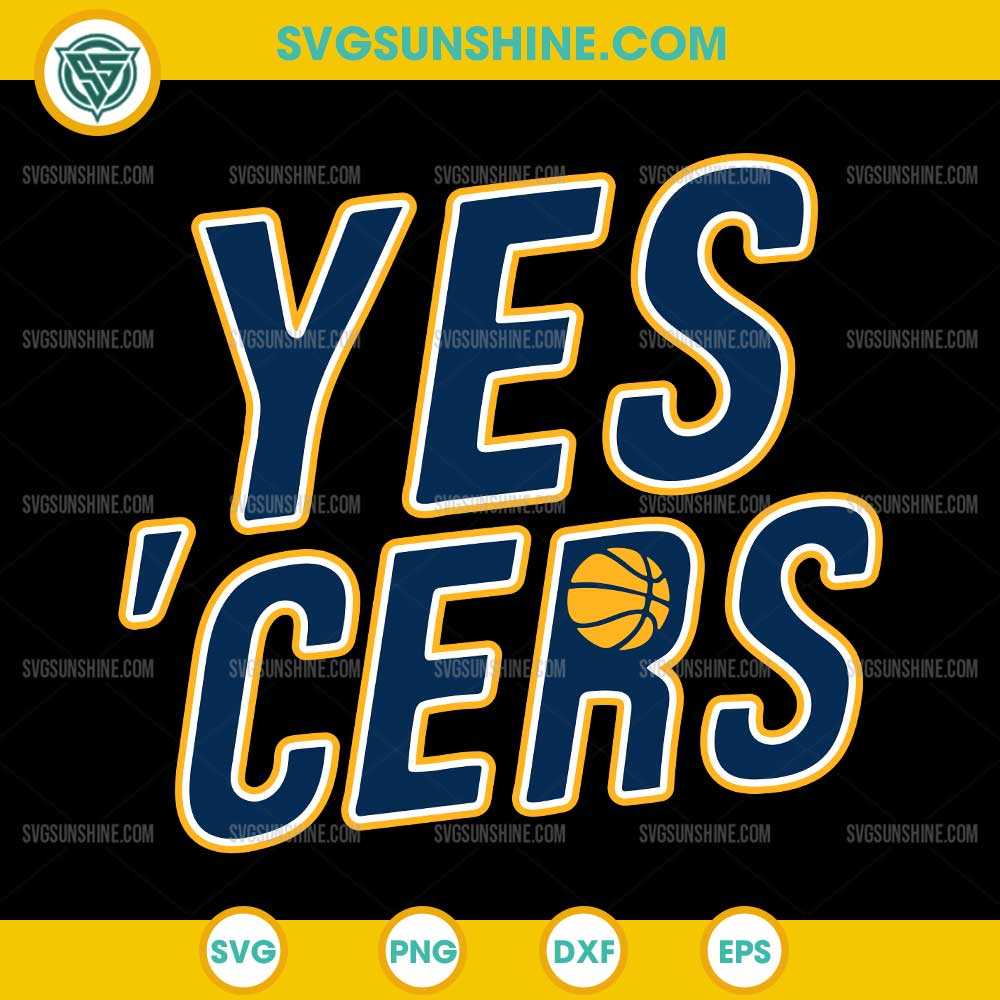 Vintage Yes 'Cers SVG, Indiana Pacers SVG Vintage Yes 'Cers SVG, Indiana Pacers SVG