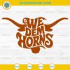 We Dem Horns SVG, Texas Longhorn SVG