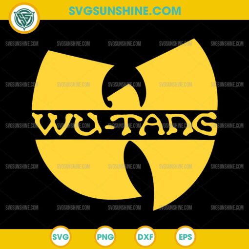 Wu-Tang Clan SVG, Wu Tang Logo SVG, Music SVG, Hip Hop SVG