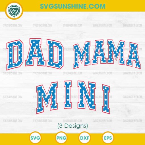 American Dad Mama Mini SVG, American Mama SVG, American Mini SVG, 4th of July Mama SVG