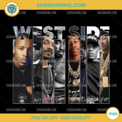 Westside Rappers PNG, Warren G Eazy-E Snoop Dogg Tupac Too Short Ice Cube Dr Dre E-40 PNG