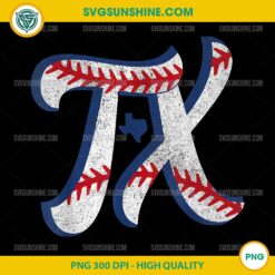 Vintage Texas Baseball PNG, TX Logo PNG