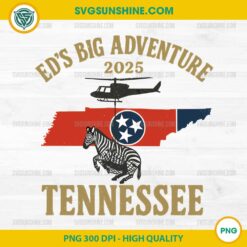 Ed's Big Adventure Tennessee PNG, Ed the Zebra Tennessee 2025 PNG