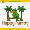HAPPY PARROT DAD PNG, FUNNY PARROT PNG