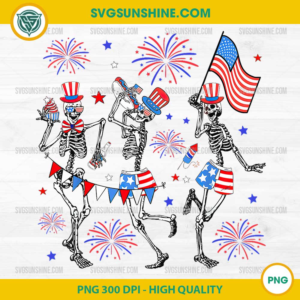 4th of July File PNG, Dancing Skeleton PNG 4th of July File PNG, Dancing Skeleton PNG