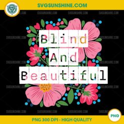 Blind and Beauty Women Flowers PNG