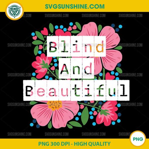 Blind and Beauty Women Flowers PNG