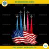 Jet Planes Red White Blue PNG