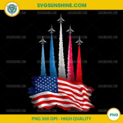 Jet Planes Red White Blue PNG
