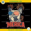 Merica French Bulldog PNG