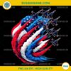 Patriotic Red White Blue USA Flag PNG