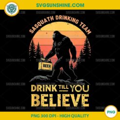 Sasquatch Drinking Team PNG