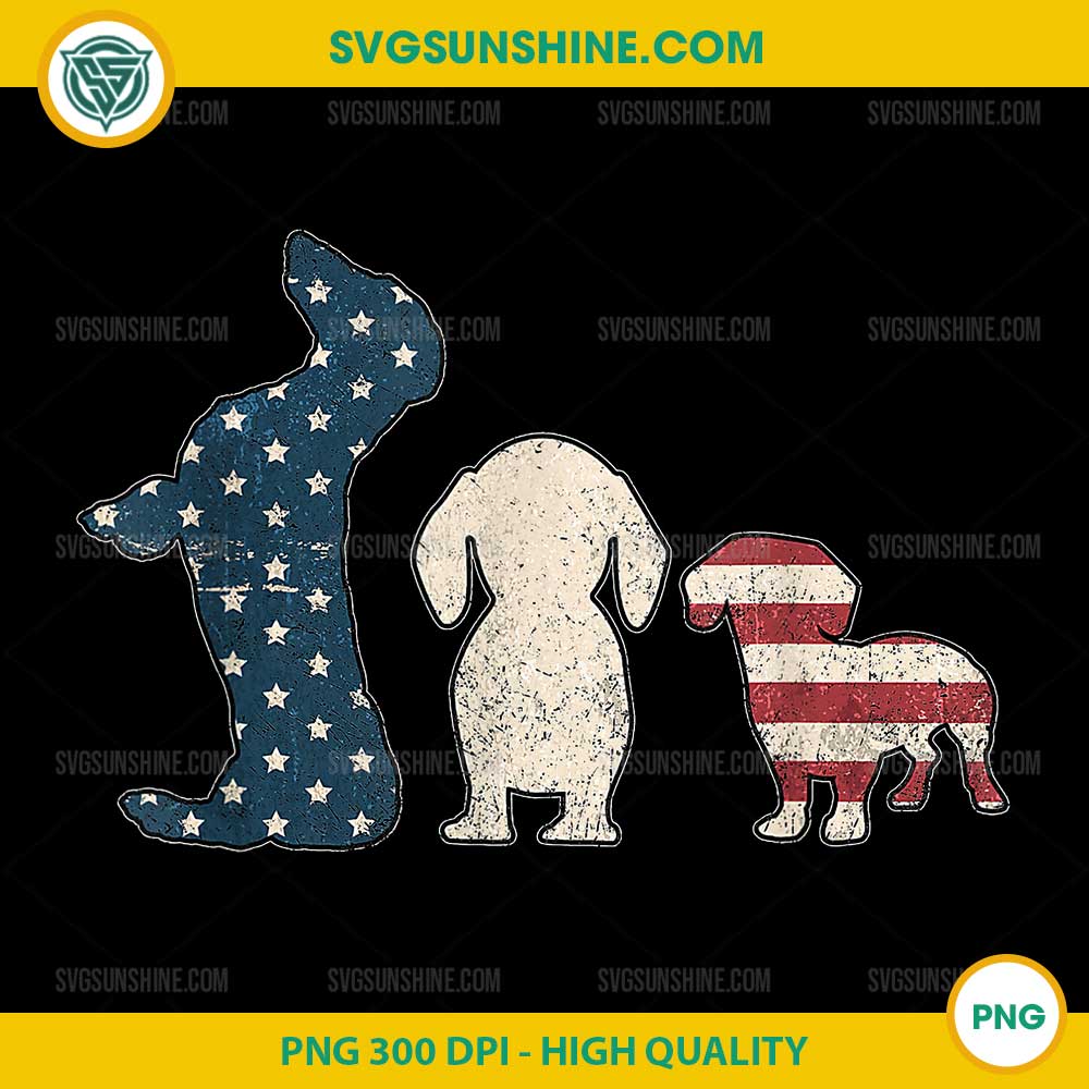 Weenie The People American Flag PNG, Trio - Blue White Red Dogs PNG Weenie The People American Flag PNG, Trio - Blue White Red Dogs PNG