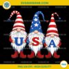 America Gnomes Patriotic USA PNG