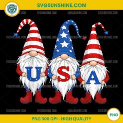 America Gnomes Patriotic USA PNG