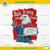 Bald Brave Free Patriotic Eagle PNG