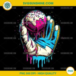 Baseball Drip Baseball Glove PNG