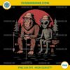 Bigfoot Alien Fishing PNG