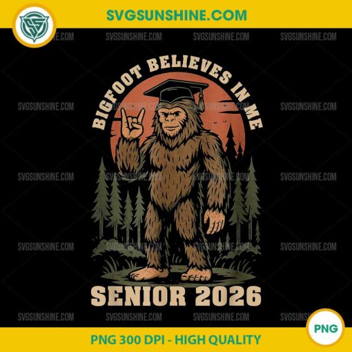 Bigfoot Believe In Me PNG