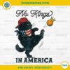 No Kings In America Patriotic Cat PNG