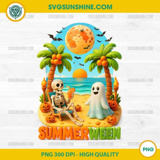 Summerween Beach Party PNG