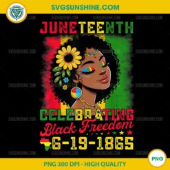 Juneteenth Celebrating Black Freedom Day 1865 PNG, Black Africa PNG