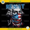 Resist No Kings in America Since 1776 Washington PNG, USA Flag PNG