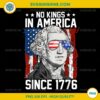 George Washington No Kings In America Since 1776 PNG, George Washington PNG