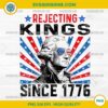 George Washington Rejecting Kings Since 1776 PNG, Distressed USA Flag Vintage PNG