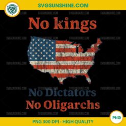 No Kings No Dictators No Oligarchs PNG, Anti Oligarchy Resist PNG