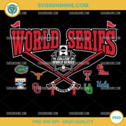 College World Series 2025 NCAA PNG, WCWS 8-Team PNG