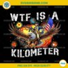 Retro WTF Is A Kilometer PNG, Funny Patriotic American Freedom PNG