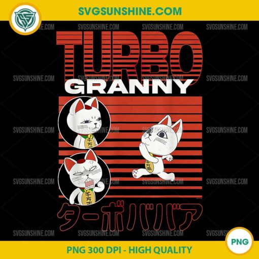 Dan Da Dan Running Turbo Granny Cat PNG, Collage Anime PNG
