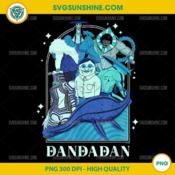 Dan Da Dan Framed Paranormal Characters Anime PNG, Japanese Anime PNG